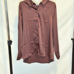 Elegant Brown Women's Top